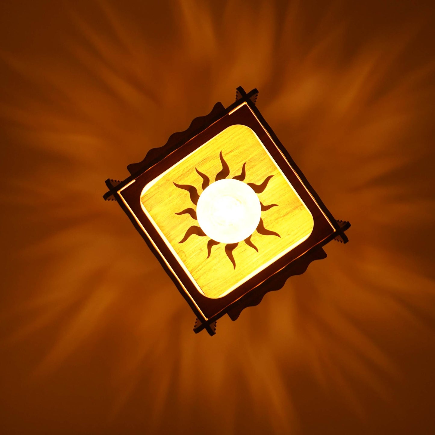 US DZIRE™505 Wooden Ceiling Pendant Light Shade Chandelier Style