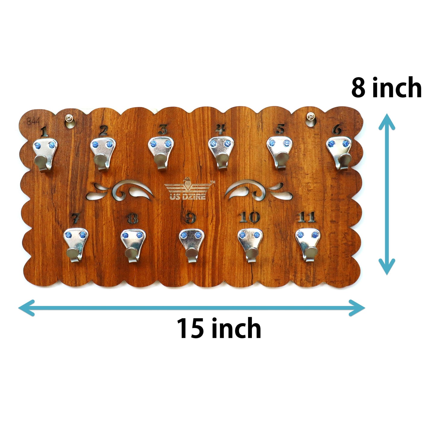 US DZIRE™ 844 Premium Key Holder For Home & Office Wood Key Holder