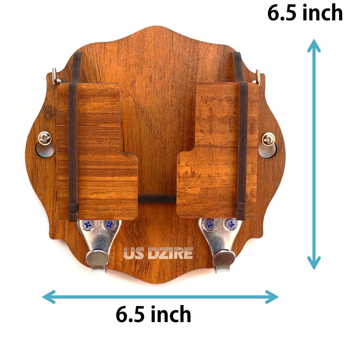 US DZIRE™ 849 Decorative Key Hanger (Brown) Wood Key Holder