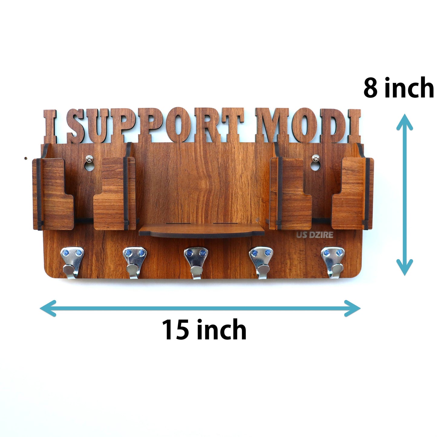 US DZIRE™ 825 Premium Key Holder For Home & Office Wood Key Holder