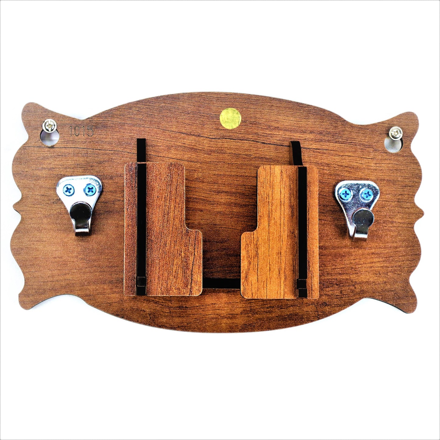 US DZIRE™ 1015 Antique Mobile Charging Stand Key Holder, Cloth Hanger Handcrafted Art For Home Decor Living Room Bedroom Wood Key Holder