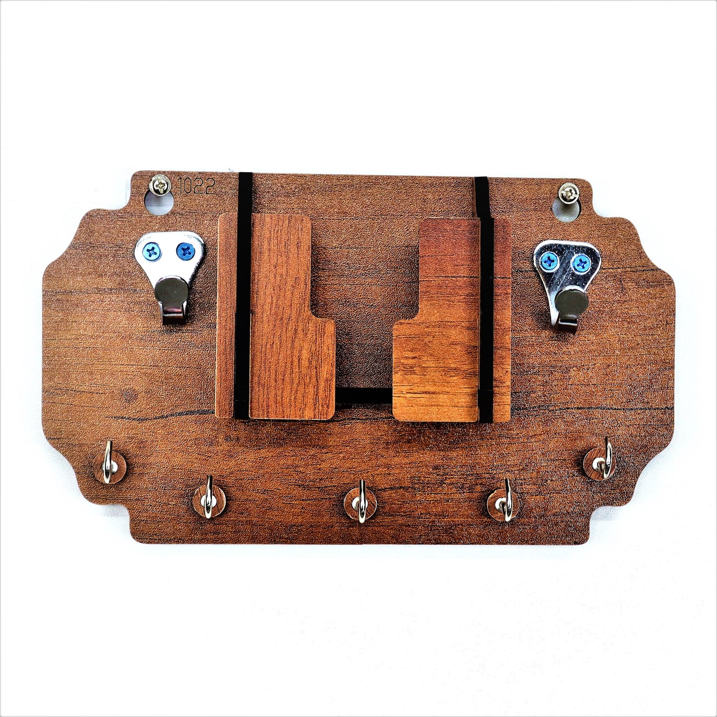 12 US DZIRE™ 1022 Premium Key Holder For Home & Office Wood Key Holder