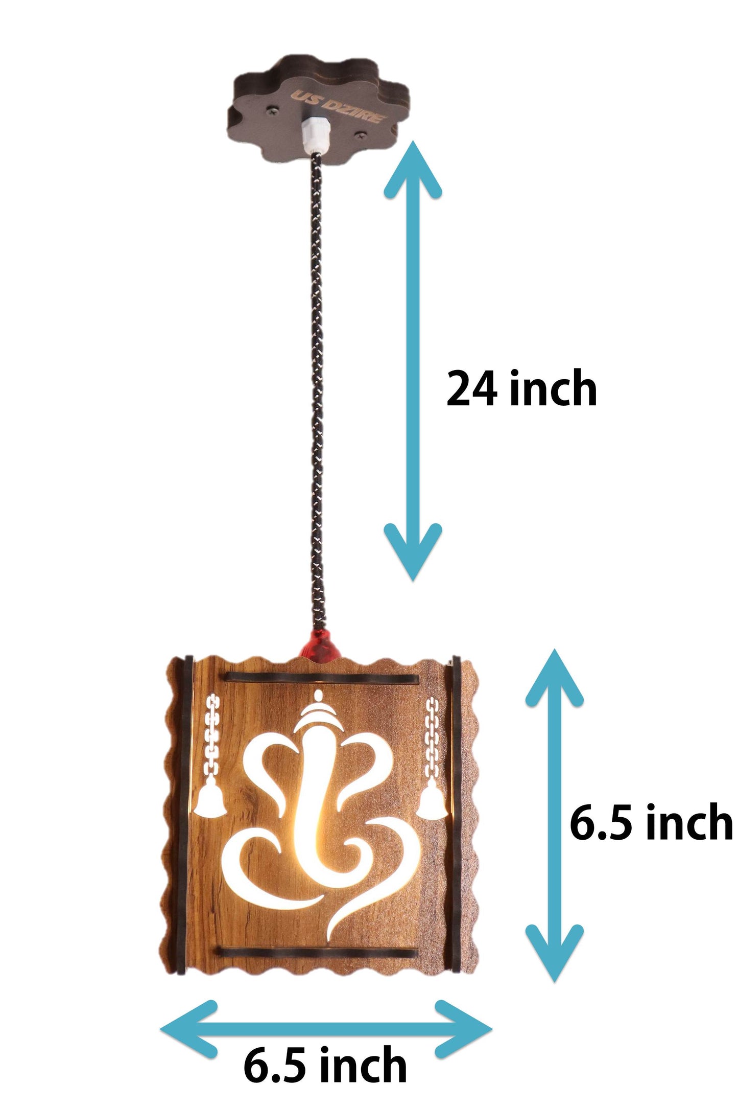 US DZIRE™ 514 Pendants Ceiling Lamp (Brown)