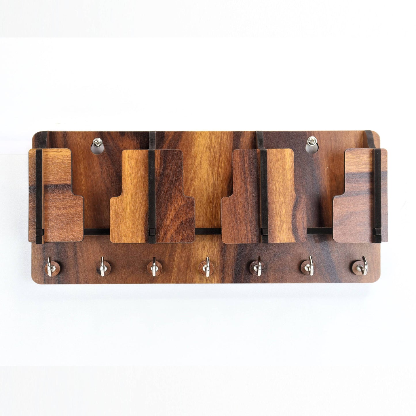 US DZIRE™ 1105 Decorative Key Hanger (Brown) Wood Key Holder