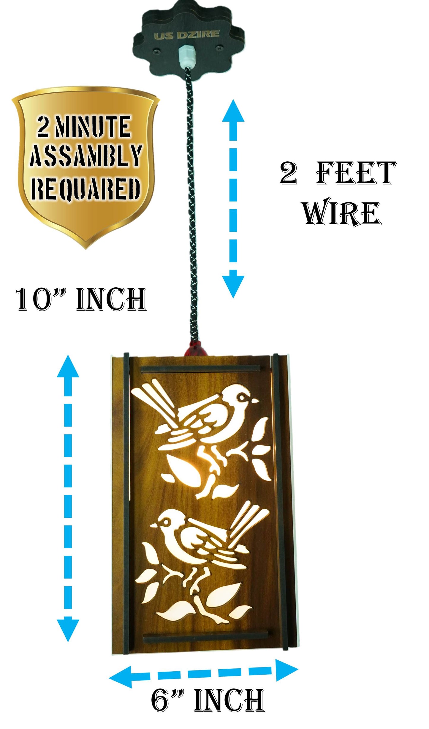 US DZIRE 424 Homes Decoretive Hanging Pendant Light Ceiling Lamp Decor Items,