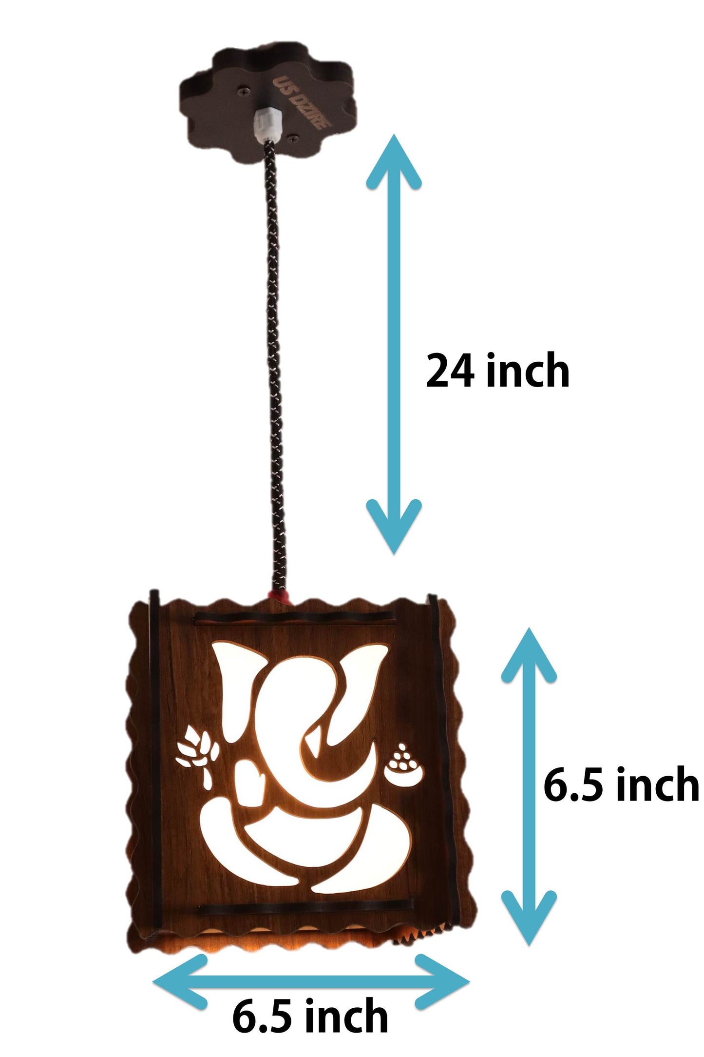 US DZIRE™ 507 Pendants Ceiling Lamp (Brown)