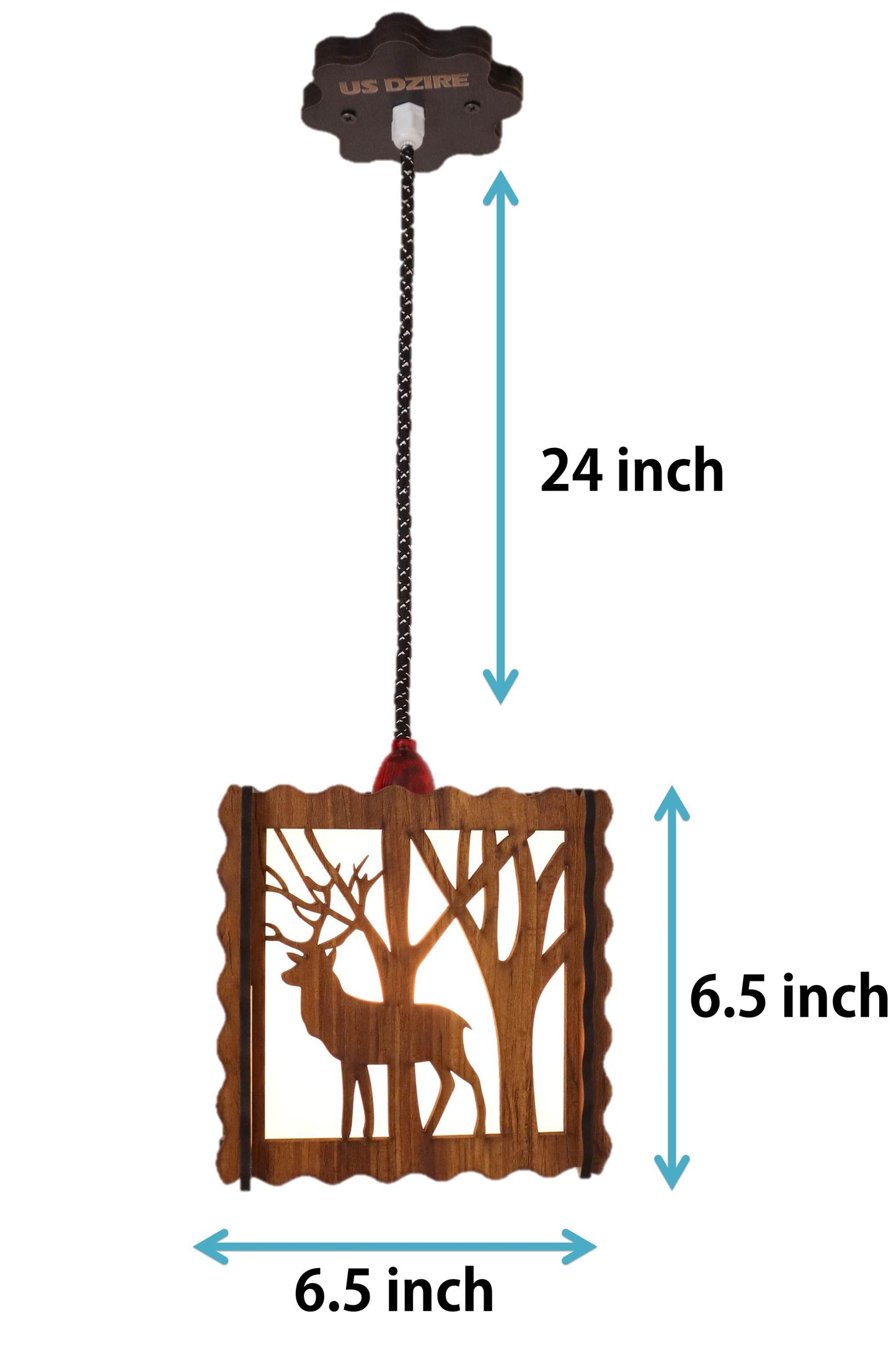 US DZIRE™ 523 Pendants Ceiling Lamp (Brown)