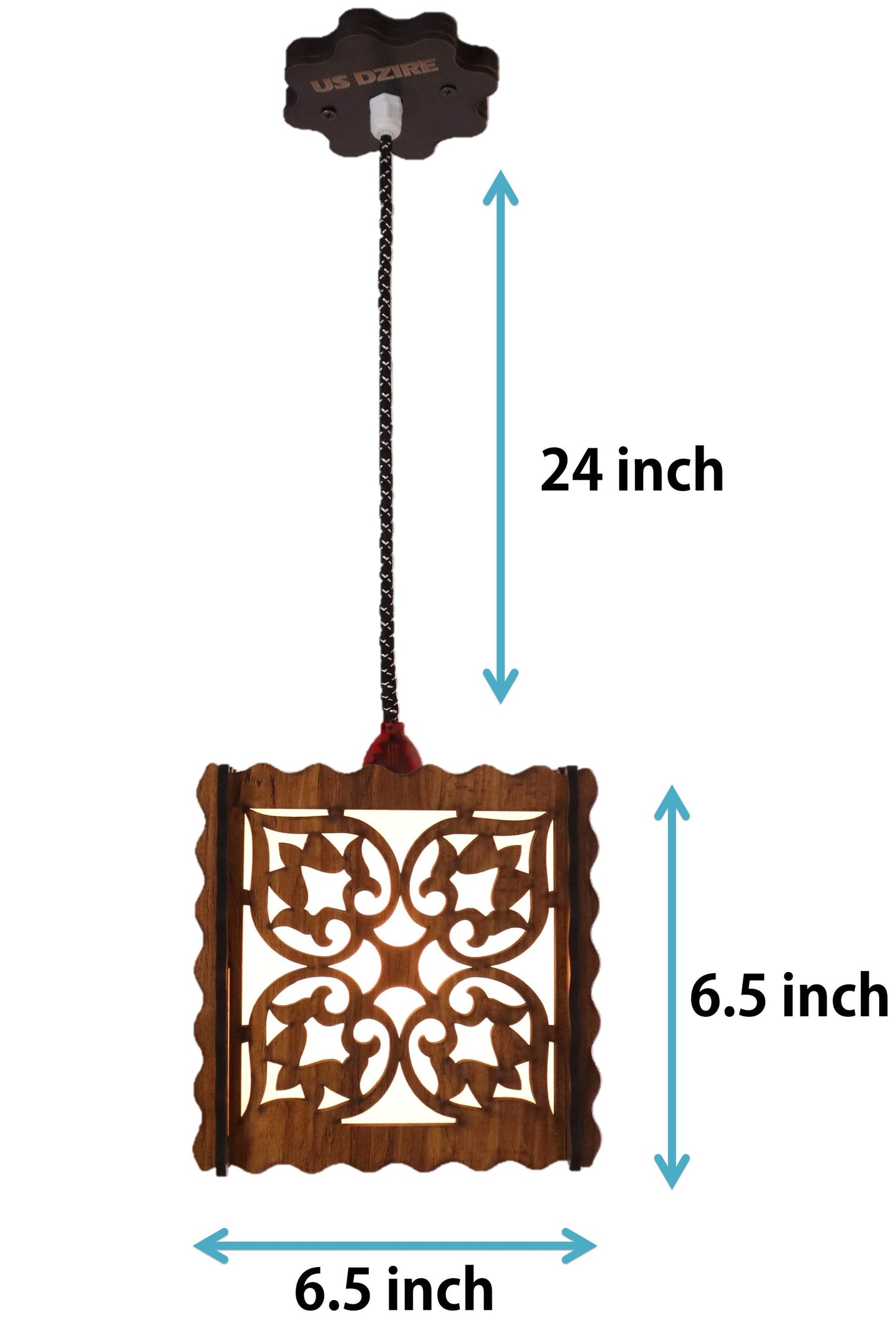 US DZIRE™ 521 Pendants Ceiling Lamp (Brown)