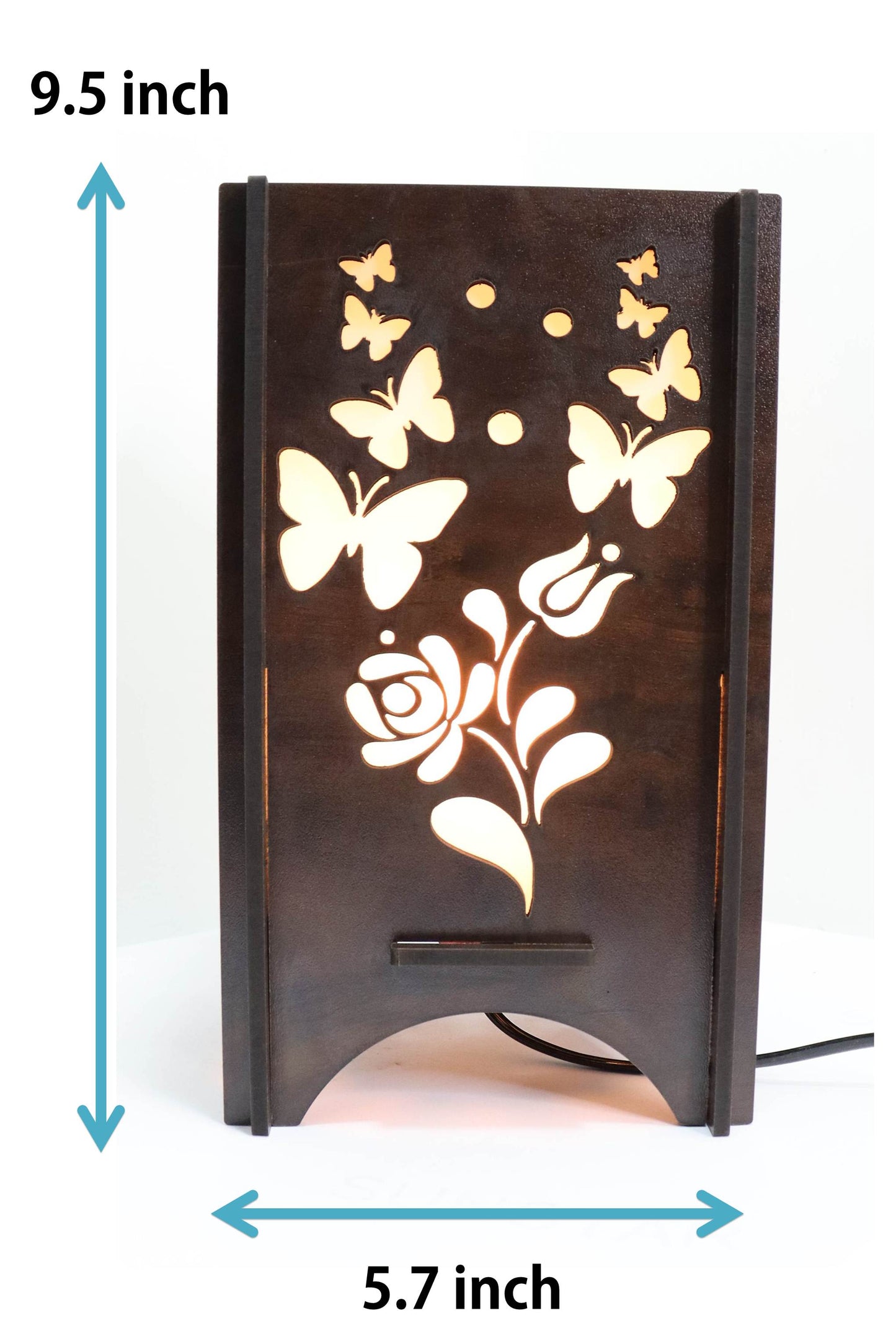 US DZIRE ™ 608 Artistic Fish Tank Table lamp for Living Room, Bedside, TV Cabinet Decoration Handcraft Night lamp Shade