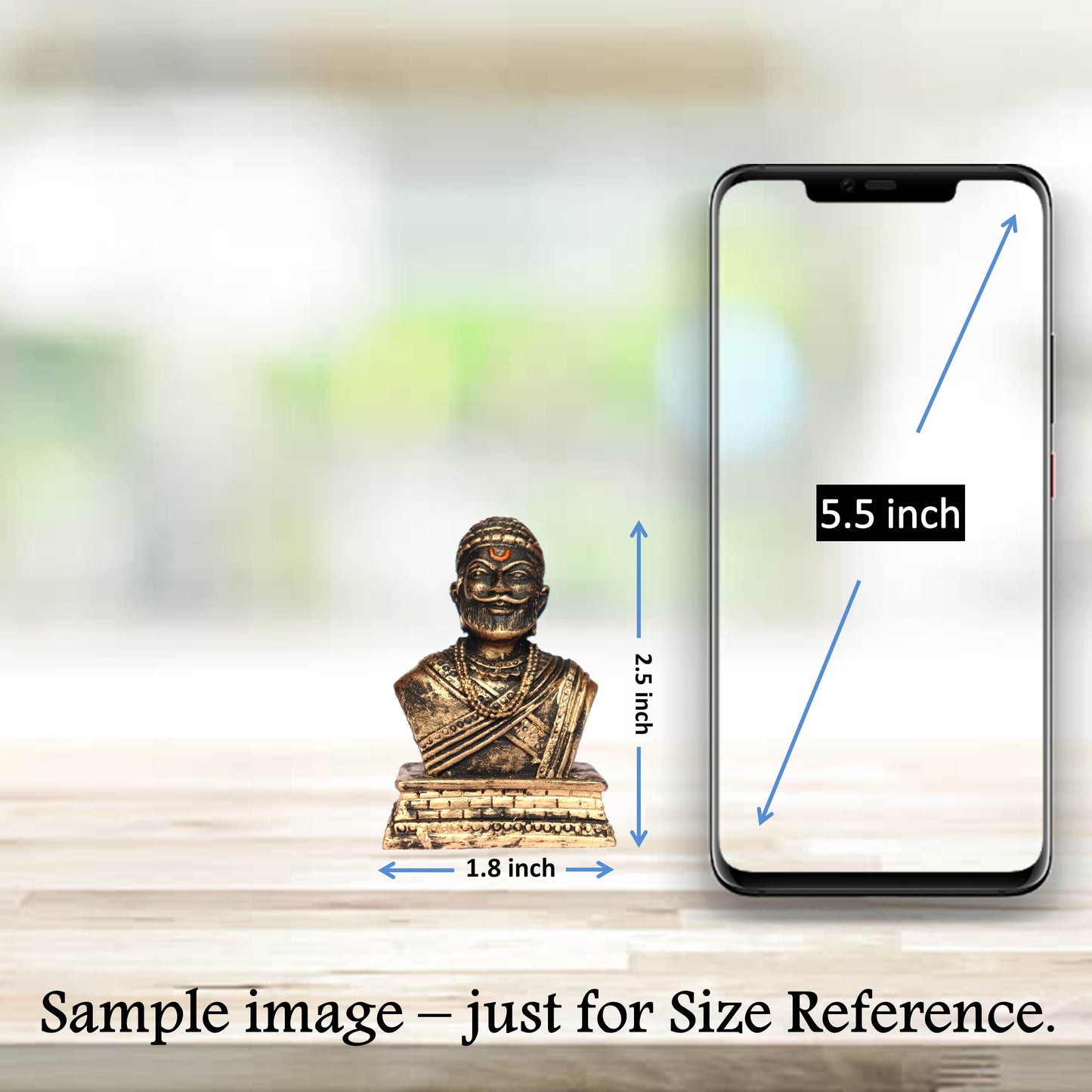 US DZIRE ™ 904 Chhatrapati Shivaji Maharaj Idol,Home & Office Decor,Gifting Decorative Showpiece -