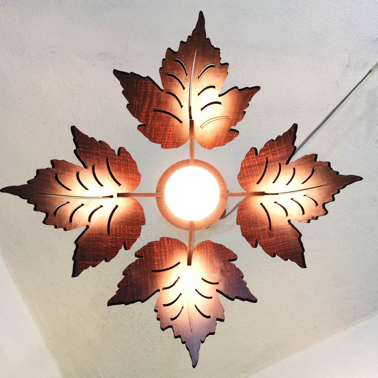 US DZIRE 155 Decoretive Wood Ceiling Pendant Light Shade Hand Weave Chandelier Style.