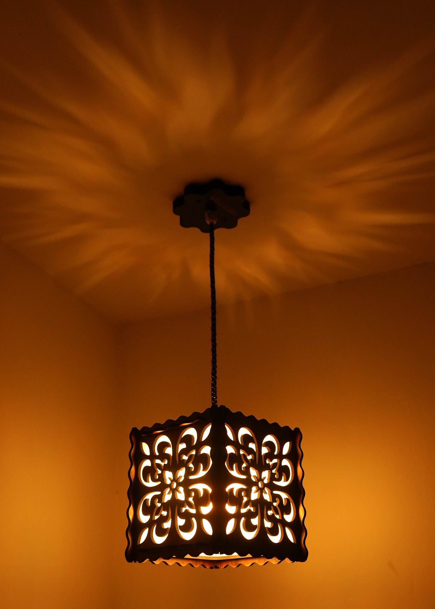 US DZIRE ™ 500 Fancy Wooden Ceiling Lights,Hanging Lamps,( With Gold Bulb )Ceiling Lamp pendant lamp