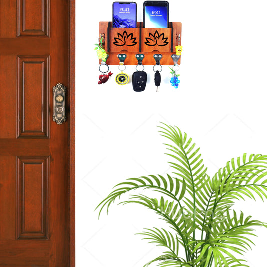 US DZIRE™ 35 Premium Key Holder For Home & Office Wood Key Holder
