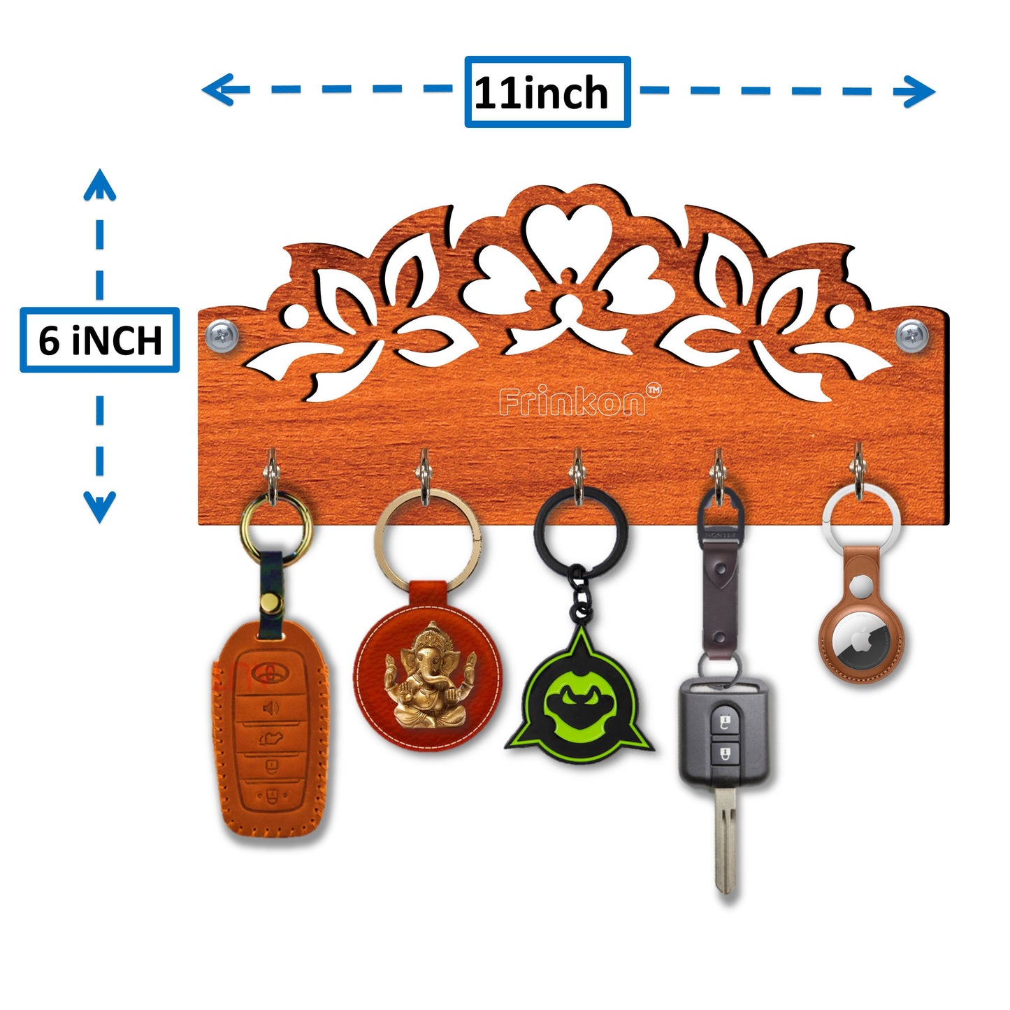 US DZIRE™ 5500 Premium Key Holder For Home & Office Wood Key Holder