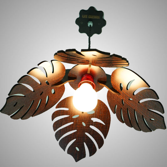 US DZIRE 159 Decoretive Wooden Ceiling Pendant Light Shade Hand Weave Chandelier Style