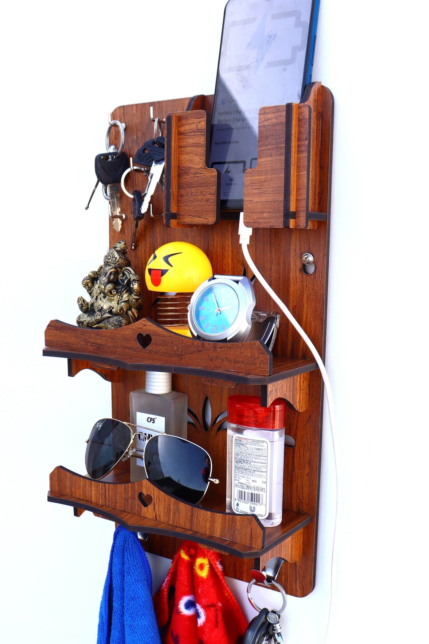US DZIRE™ 812 Premium Key Holder For Home & Office Wood Key Holder