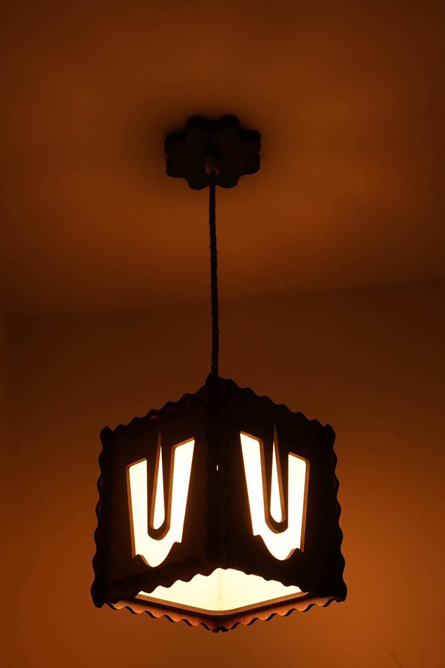 US DZIRE™501 Wooden Ceiling Pendant Light Shade  Chandelier Style