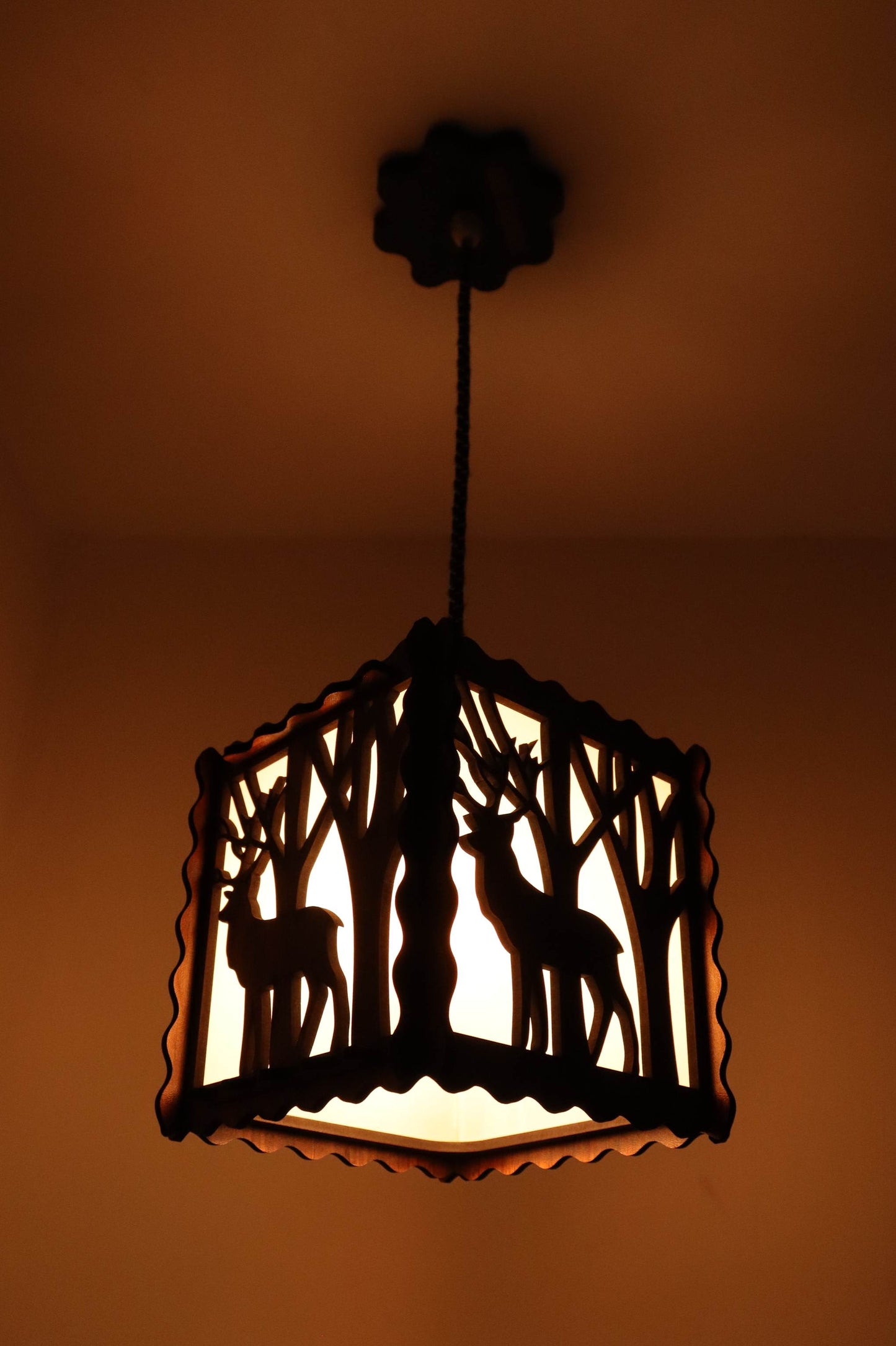 US DZIRE™ 523 Pendants Ceiling Lamp  (Brown)