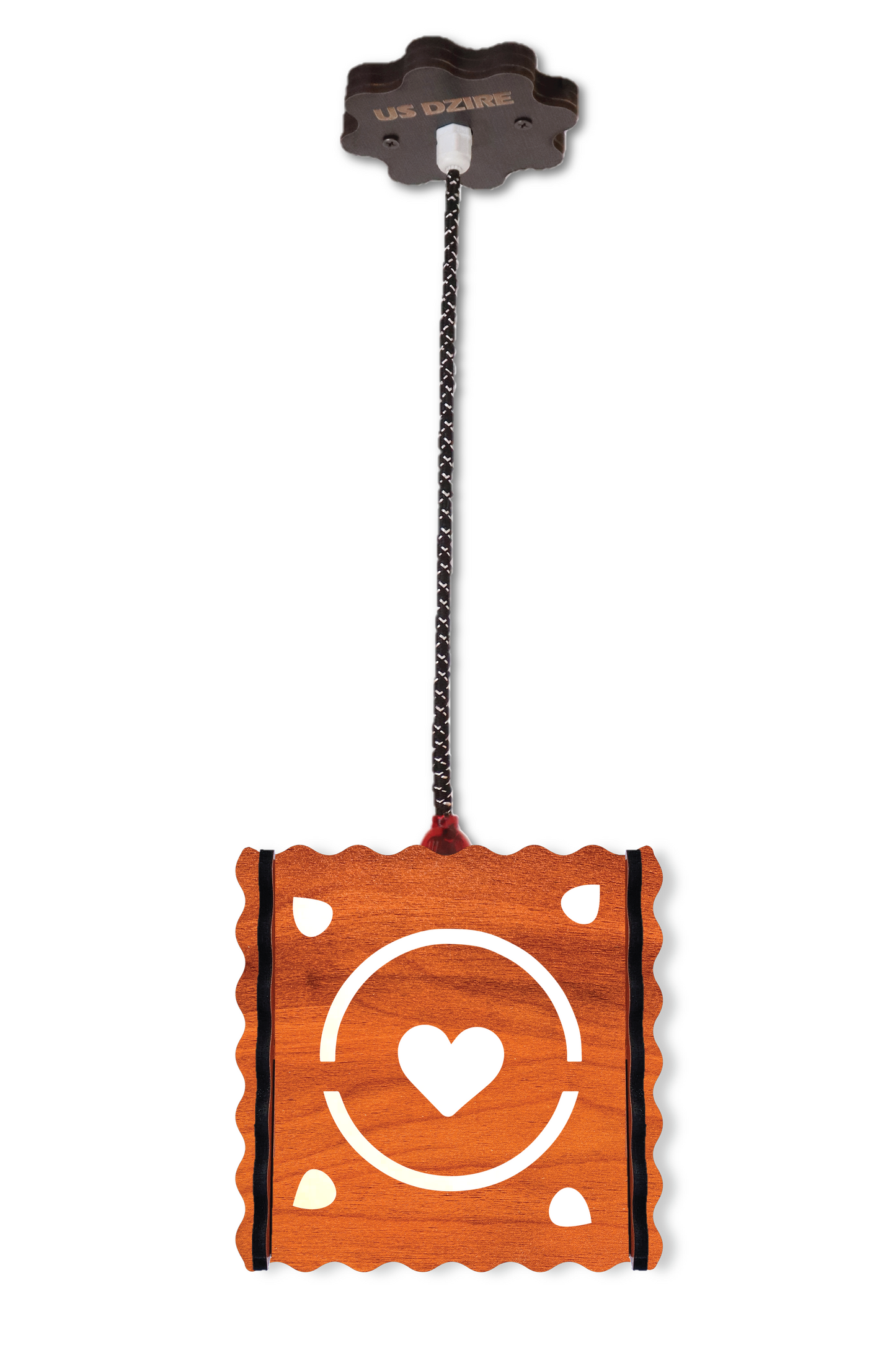 US DZIRE™ 588 Wooden Style Hanging Lamp Creative Pendant Light Lamp for Room,Foyer,Hallway Pendants Ceiling Lamp