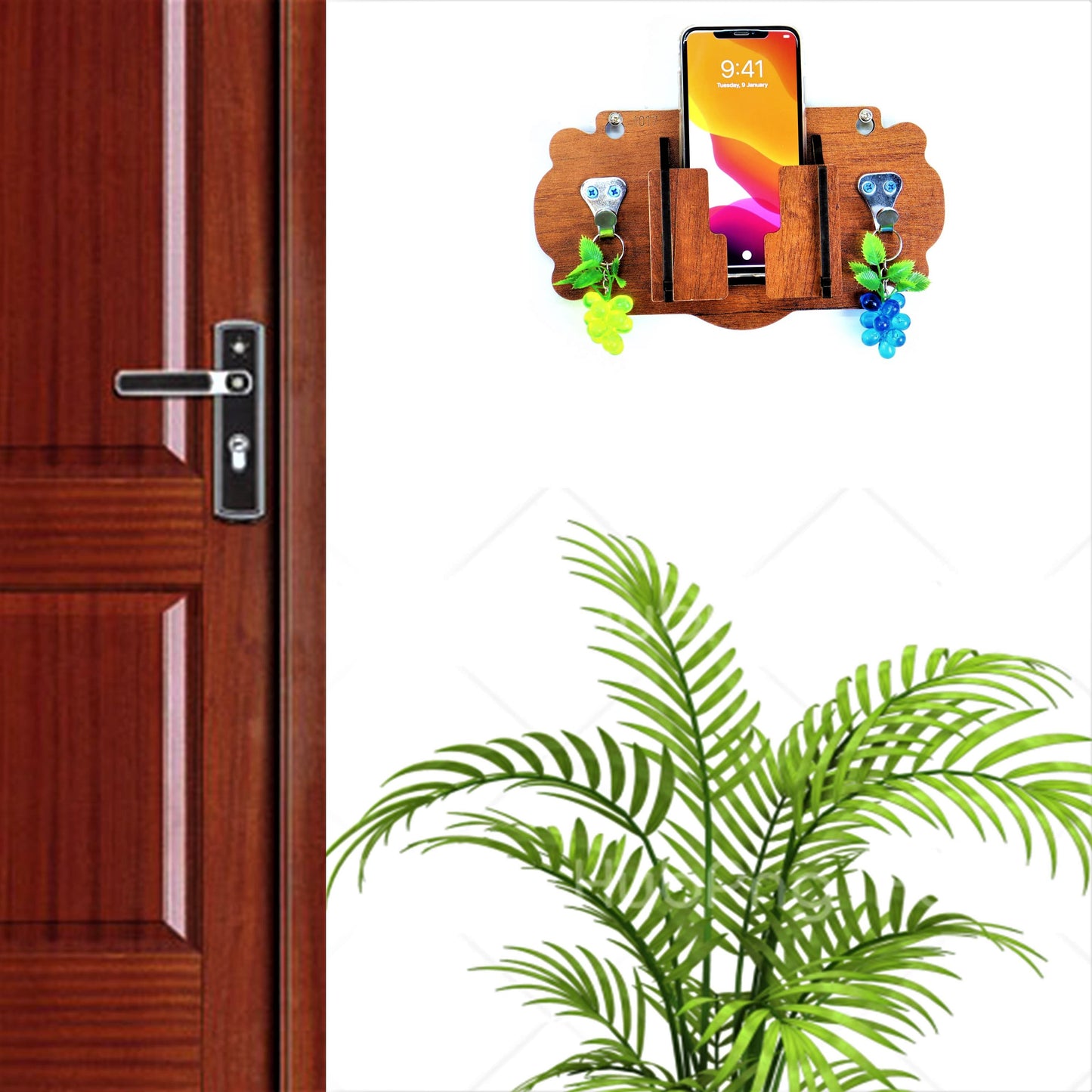 US DZIRE™ 1017 Premium Key Holder For Home & Office Wood Key Holder