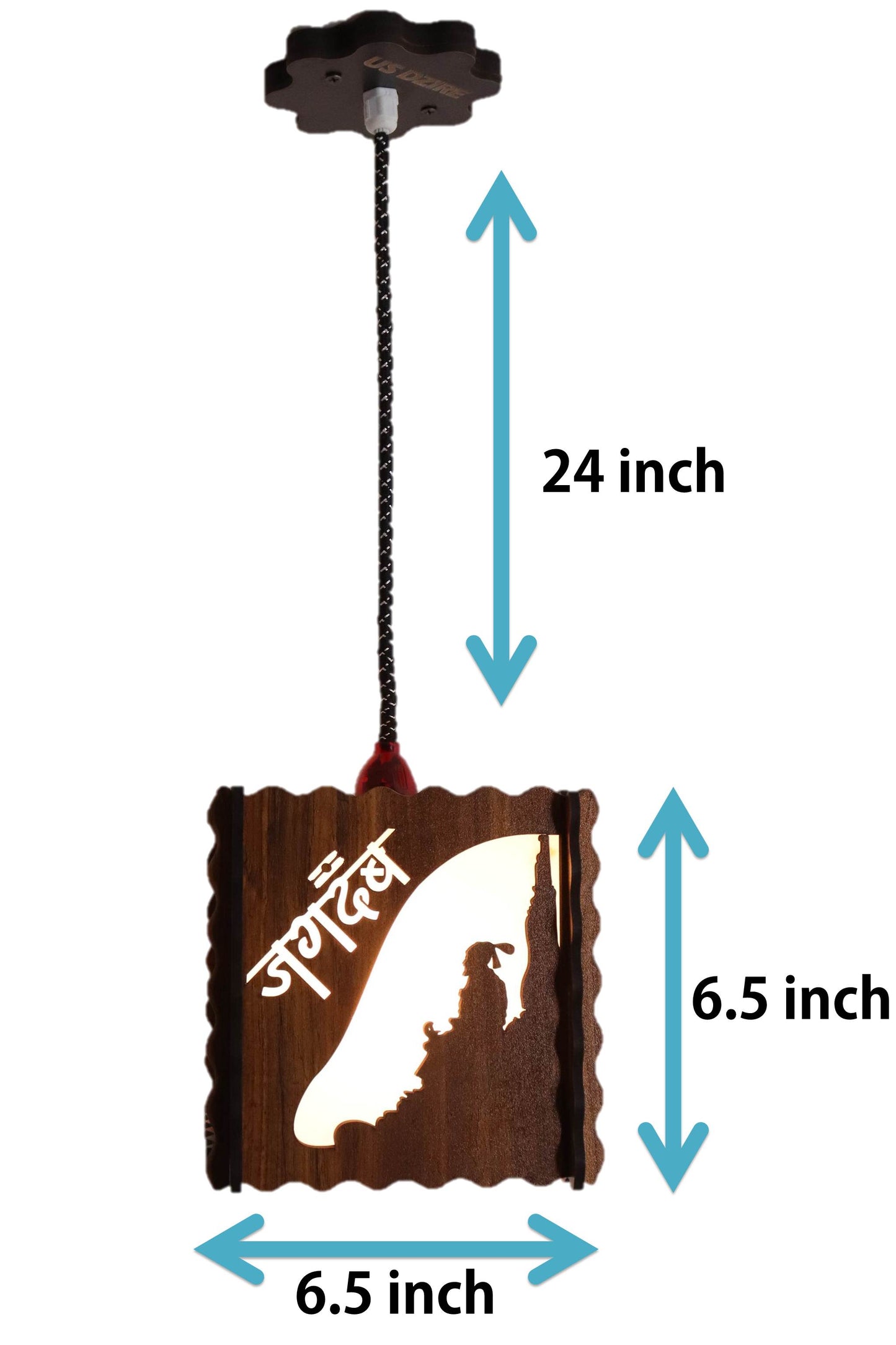 US DZIRE™511 Wooden Ceiling Pendant Light Shade  Chandelier Style.