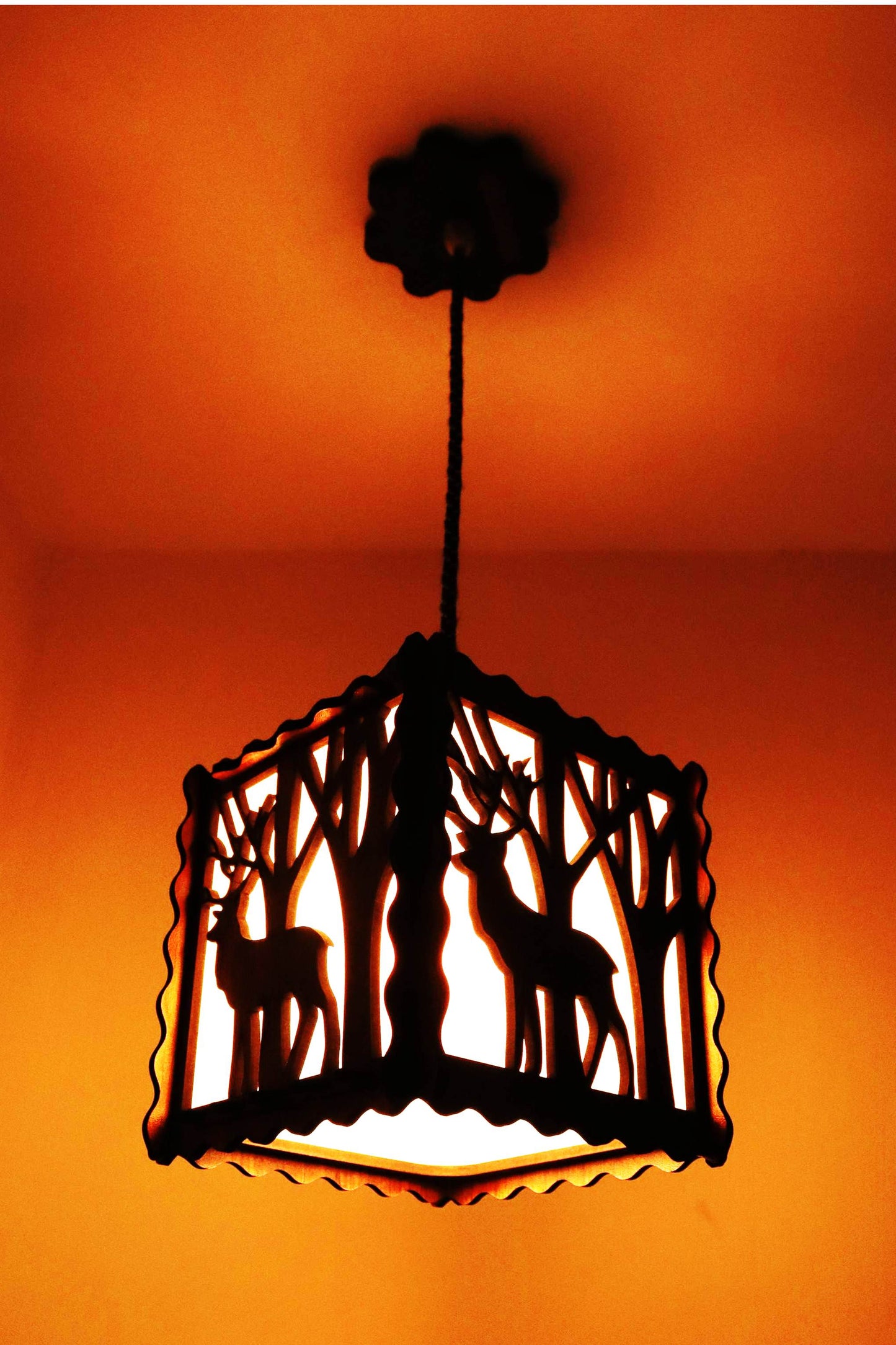 US DZIRE™ 523 Pendants Ceiling Lamp  (Brown)