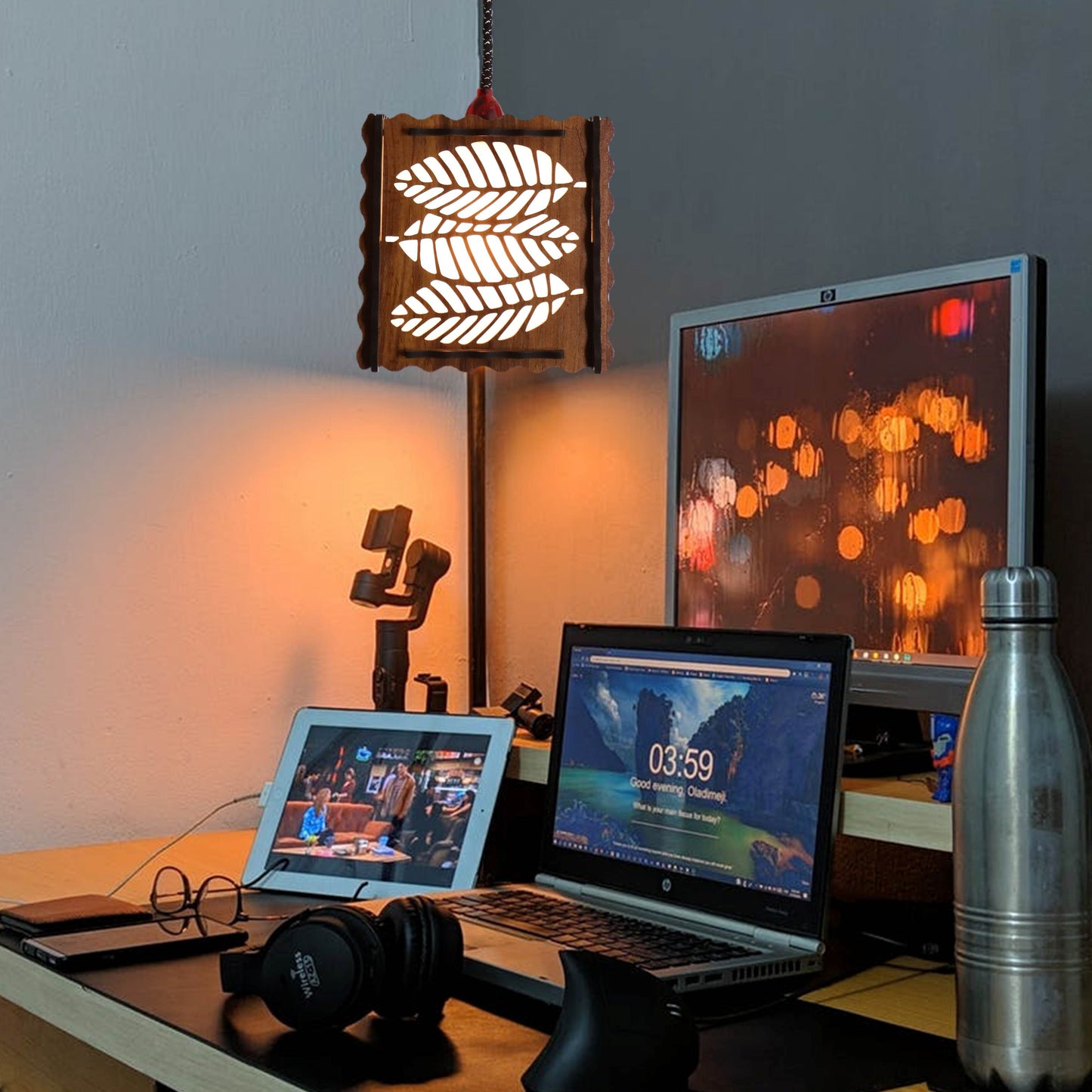 US DZIRE™ 508 Homes Decoretive Hanging Pendant Light Ceiling Lamp Decor Items,