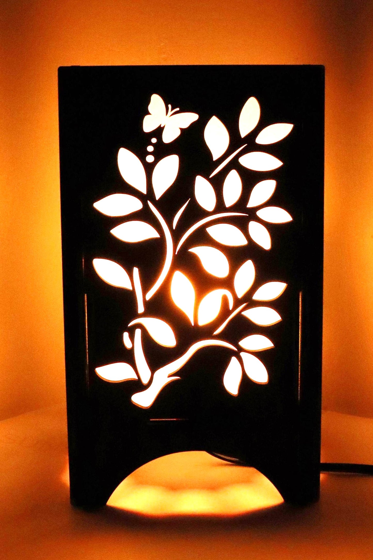 US DZIRE™ 607 Wooden Style Table Lamp Fancy Teble Lamp