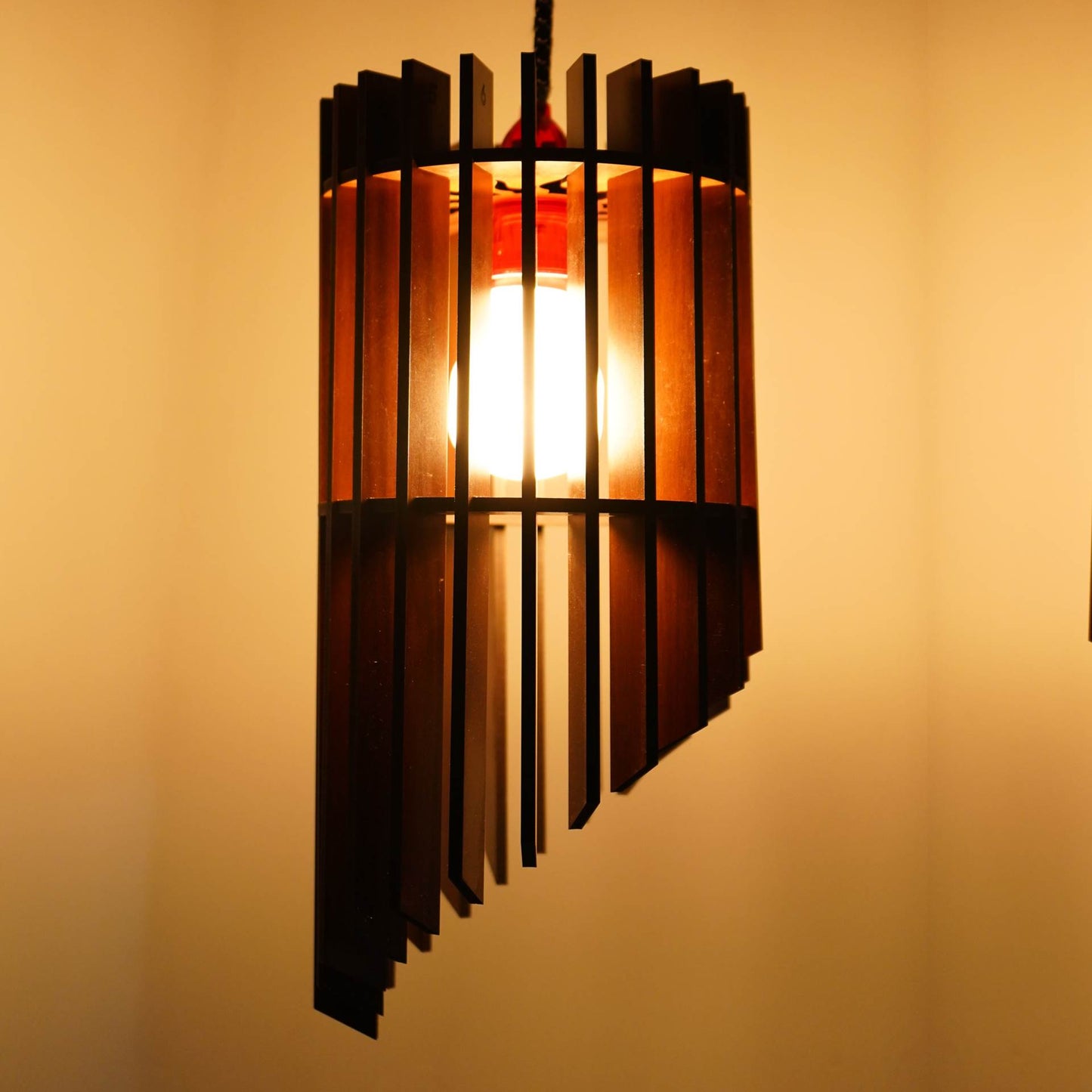 US DZIRE 408 Wooden Homes Decoretive Ceiling Pendant Light Shade Hand Weave Chandelier Style