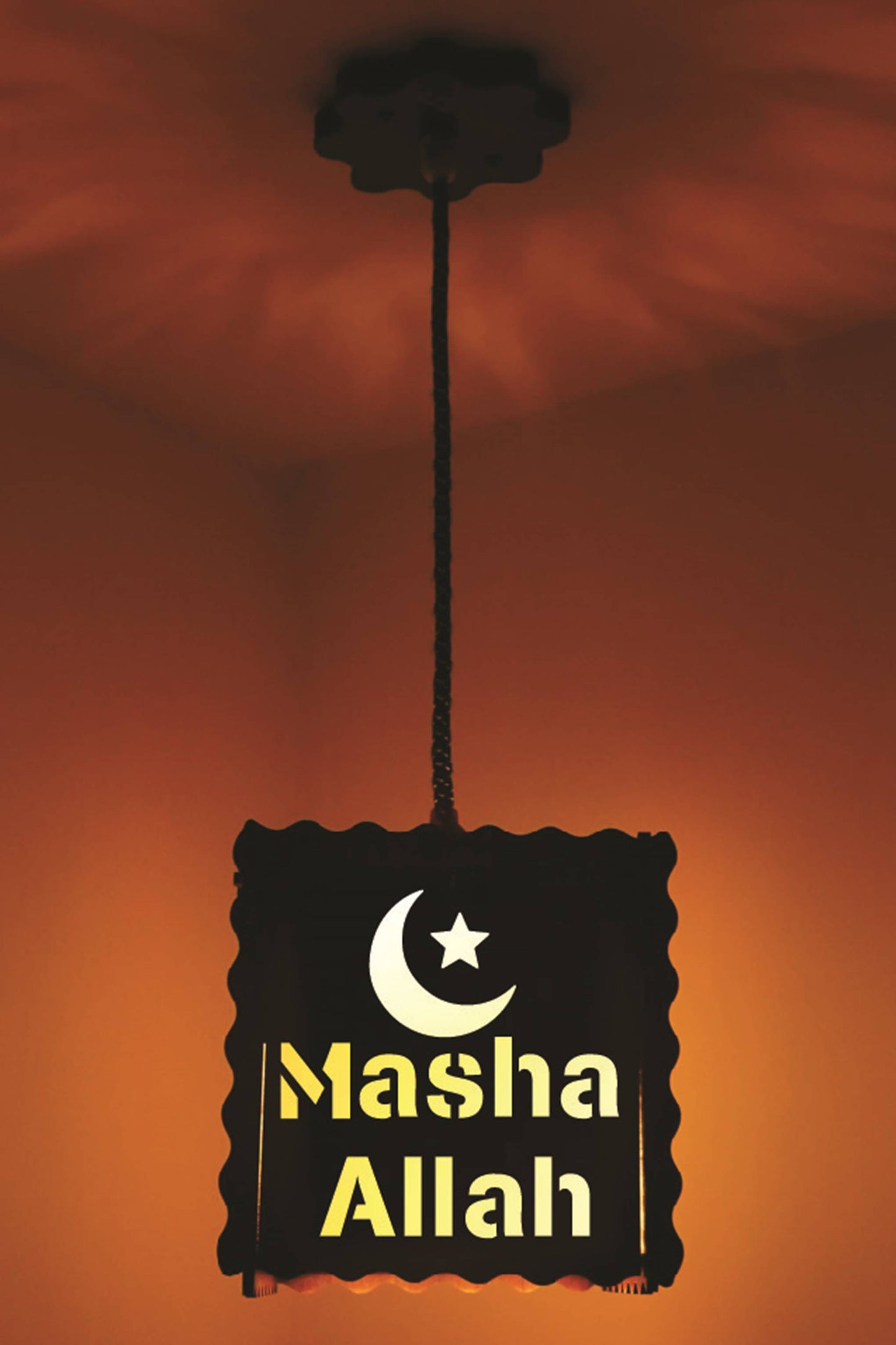 US DZIRE™ 599 Wooden Style Hanging Lamp Creative Pendant Light Lamp for Room,Foyer,Hallway Pendants Ceiling Lamp