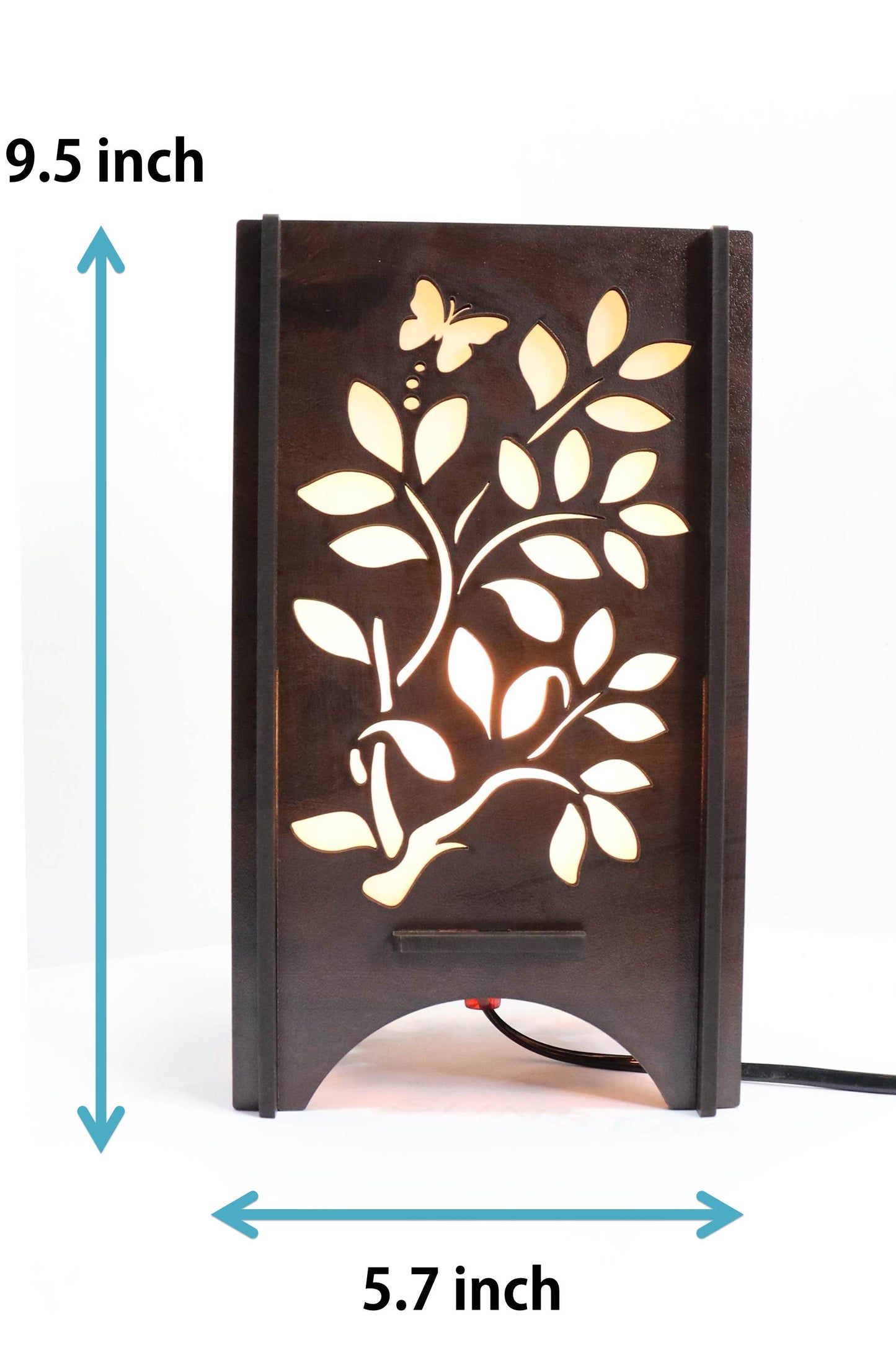 US DZIRE™ 607 Wooden Style Table Lamp Fancy Teble Lamp