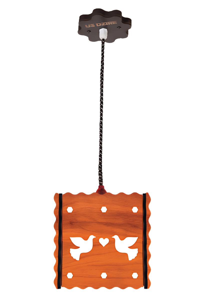US DZIRE™ 563 Wooden Style Hanging Lamp Pendants Ceiling Lamp