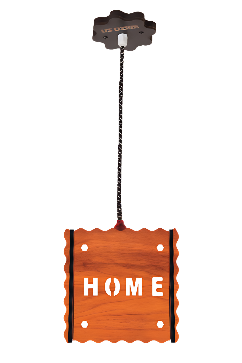 US DZIRE™ 561 Wooden Style Hanging Lamp Pendants Ceiling Lamp