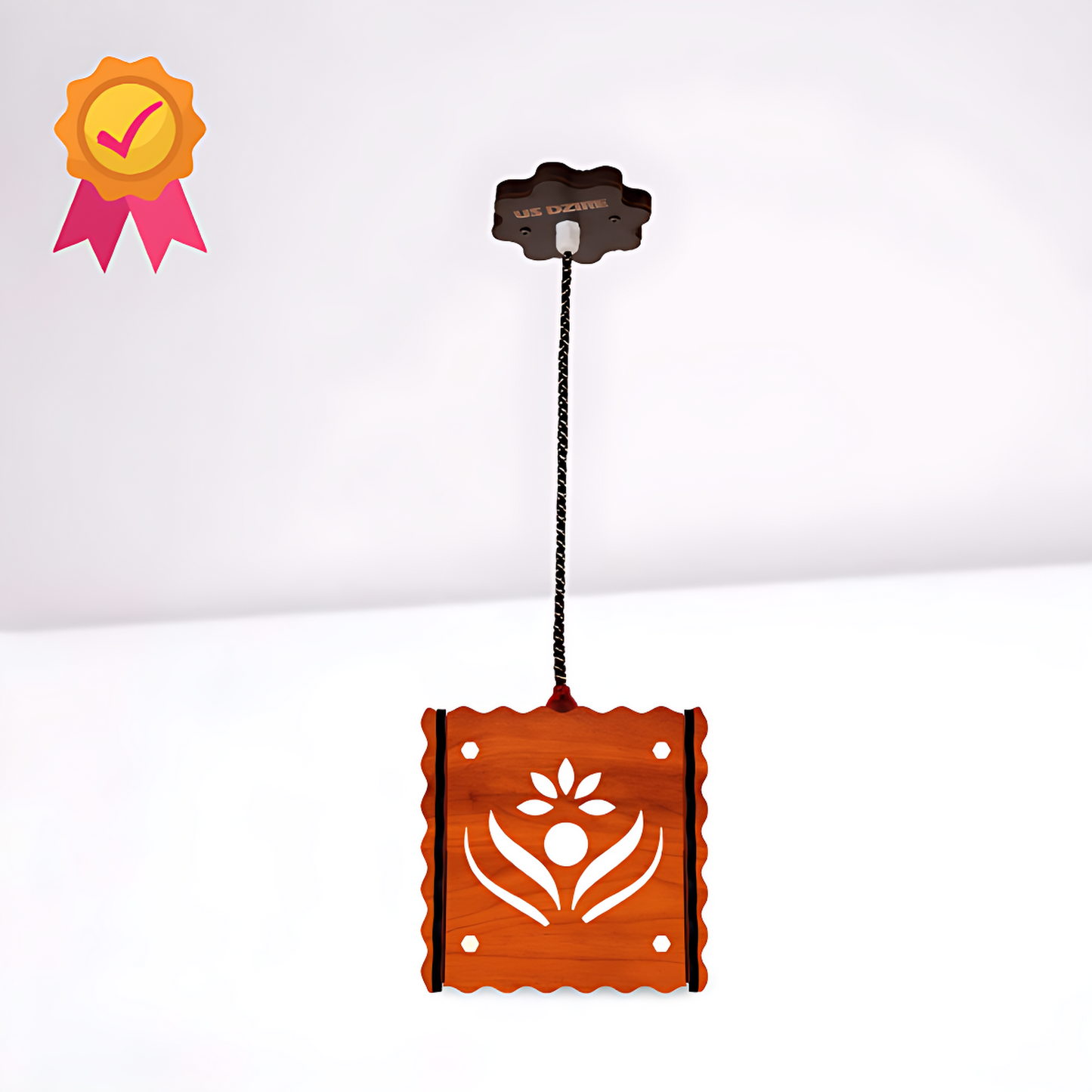 US DZIRE™ 424 Wooden Ceiling Pendant Light Shade  Chandelier Style.